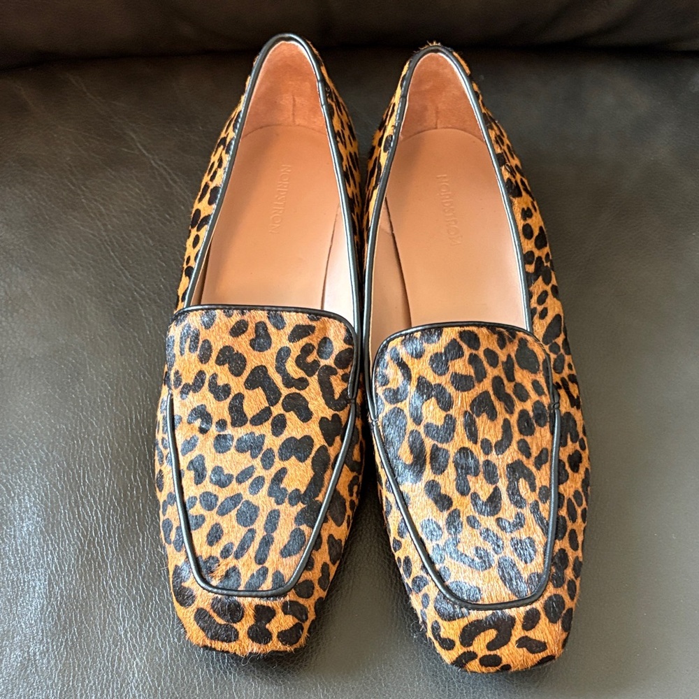 Leopard Print Loafers